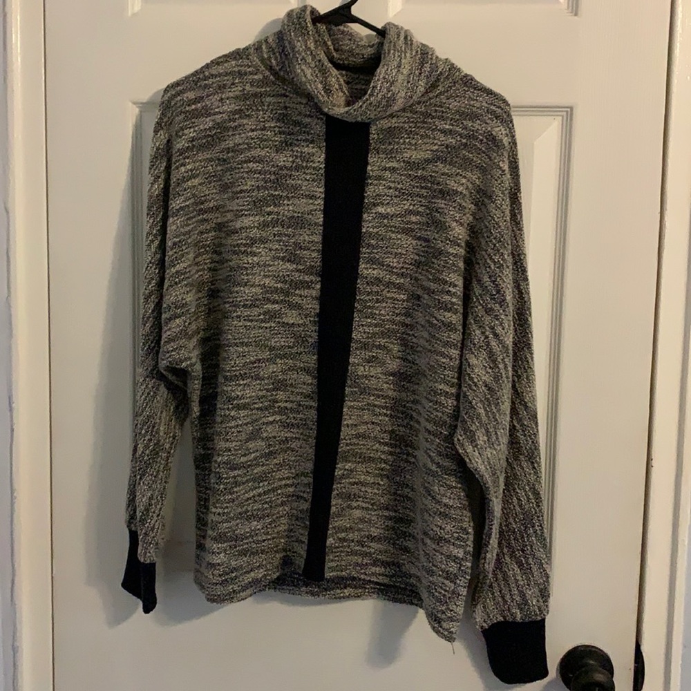 Drop shoulder sweater